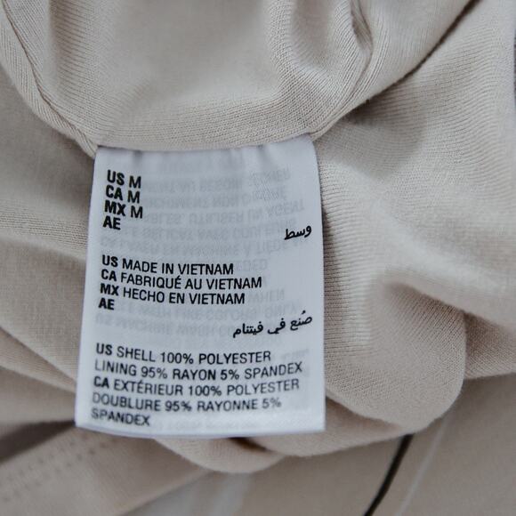 Alfani Womens Printed Pink Pastel V-Neck Shift Dress size M - Picture 7 of 8